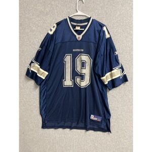 Vintage Dallas Cowboys Football Jersey Mens 2XL Blue Keyshawn Johnson